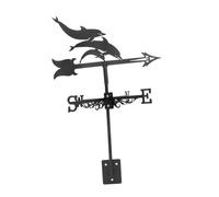 Abaodam Segnavento Decorativo Metallo a Forma Indicatore del Vento per Resistente a Condizioni Meteorologiche Avverse Facile da Installare per Cortile e Esterni