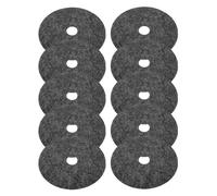 Abaodam Set 10 Anelli Pacciamanti Non Tessuto 28 Cm, Tappetini Protettivi Assorbenti e Traspiranti per Vasi e Piante da Giardino, Barriera Anti-Erbacce per Cura Balconi e Orto