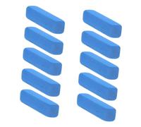 Abaodam Set 10 Pezzi Gomme la Cura delle Corde di Chitarra Blu, Gomma per Rimuovere Ruggine e Lucidare i Tasti, Accessorio per Pulizia Corde e Manutenzione Chitarra