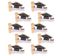 Abaodam Set 10 Spille Smaltate per Laurea 2026 in Metallo Resistente, Spilli per Bavero e Fasce Commemorativi, Accessori per Festa di Diploma e Ricordo della Stagione delle Lauree