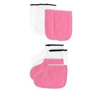 Abaodam Set 2 Copripiedi e Guanti per Terapia alla Paraffina, Calzini Spa Piedi Cera Calda, Strumento di Bellezza per Manicure e Rimozione Calli, Taglia per Trattamenti Estetici a Casa