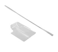 Abaodam Set 2 Pezzi Palette Cosmetiche Portatili in Acrilico Spatole per Miscelare Trucco, Palette Maneggevoli per Uso Professionale e Salone