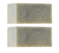 Abaodam Set 2 Pezzi Sigilli di Pietra Vuoti Qingtian per Incisione, Francobolli D’arte Cinese Intagliati a Mano, Pietra da Intaglio per Calligrafia e Creazioni Personalizzate, per Artisti