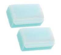 Abaodam Set 2 Pezzi Spazzole Sensoriali per Ragazzo Ragazza Spugna Morbida e Materiale Pp Verde, per Massaggio Delicato e Allenamento Sensoriale nel Bagnetto