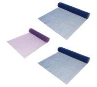 Abaodam Set 3 Pezzi Cinghie Esfolianti la Pulizia della Schiena in Rete Resistente, Asciugamani da Doccia Strisce Lunghe per Massaggio Corpo e Rimozione Cellule Morte, Colore Casuale