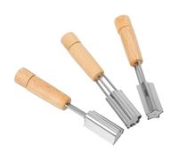 Abaodam Set 3 Pezzi Coppapasta in Acciaio Inox per Biscotti Motivo a Fiore, Cuore e Stella, Facile da Pulire, per Preparare Biscotti e Pane