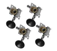 Abaodam Set 4 Pezzi Piroli Per Ukulele Piastra in Plastica e Acciaio Chiavi Di Accordatura Per Ukulele a 4 Corde Accessori Per Strumenti Musicali Folk Chitarra e Piccola Chitarra