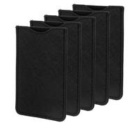 Abaodam Set 5 Custodie Protettive per Pettine in Pu Manicotto Antigraffio per Pettine da Viaggio Personale in Pelle Sintetica Custodia Riutilizzabile per Pettini Corti Accessorio per Cura