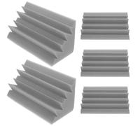 Abaodam Set 5 Pannelli Acustici Fonoassorbenti in Spugna Ignifuga per Isolamento Microfono e Trattamento Acustico Superficie, Adatti per Studio Registrazione, Ufficio e Home Cinema