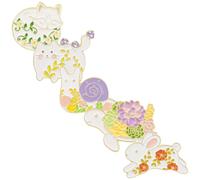 Abaodam Set 5 Spille Cartone Animato in Lega, Accessori Decorativi per Giacche e Borse, Spilla Adorabile per Esprimere Personalità e Carattere Distintivo