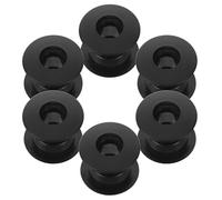 Abaodam Set 6 Cuscinetti e Dadi per Biliardino, Ricambi per Aste Calcio Balilla 1,4 M, Boccole in Plastica Inodore, Accessori Compatibili per Tavoli da Calcio da Gioco Standard, Kit