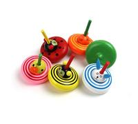 Abaodam Set 6 Pezzi Giroscopi in Plastico Colorato Testa Animale, Creativi e Divertenti, Facili da Conservare, Giocattoli per Stili multipli