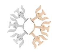 Abaodam Set 6 Spille Simbolo Psi per Professionisti della Psicologia, Spilla da Bavero in Lega Oro e Argento, Stile Vintage Retrò, Chiusura Sicura per Zaini, Cappotti e Regali Tematici