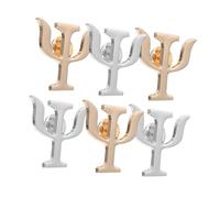 Abaodam Set 6 Spille Simbolo Psicologia Vintage in Lega Resistente, Distintivi da Bavero Oro e Argento per Zaini, Accessori Regalo per Professionisti della Psicologia, Infermieri