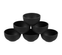 Abaodam Set 6 Tazze da Tè in Argilla Viola Nero, Piccole Tazze da Kung-fu Bocca Rotonda, Fatte a Mano, Eleganti senza Bave, Perfette per Tè del Pomeriggio e Natale