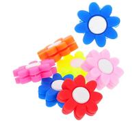 Abaodam Set 7 Pezzi Smorzatori di Vibrazioni per Racchette da Tennis in Silicone a Forma di Fiore, Piccolo Ammortizzatore Antivibrazione per Accessori Tennis, Adatto per Colore Casuale
