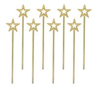 Abaodam Set 8 Bacchette Magiche per in Plastica a 5 Punte Bastoncini Leggeri e Resistenti per Travestimenti Giochi di Ruolo e Spettacoli Teatrali Bambine