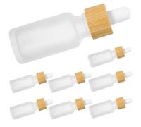 Abaodam Set 8 Bottiglie in Vetro da 20ml con Contagocce, Riutilizzabili per Olio Essenziale, Perfette per Fai-da-te e Aromaterapia