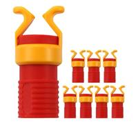 Abaodam Set 8 Pezzi Morsetti a Vite Manuali in Plastica, Supporto per Manicotto di Fissaggio Vite per Utensili Lavorazione Legno, Porta Punte per Viti per Progetti Fai da Te e