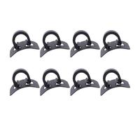 Abaodam Set 8 Pezzi Morsetti per Cavo Deragliatore e Freno Bici con Base Adesiva Clip Guida Tubo Cambio in Lega Leggera Supporto C per Alloggiamento Sella Accessori per Biciclette