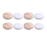 Abaodam Set 8 Pezzi Soffio di Cipria Floccato Leggero e Morbido, Spugnette Make Up Comode per Trucco Viso, per Compleanni e Regali