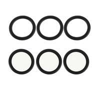 Abaodam Set Accessori di Ricambio per Stetoscopio Medico, 6 Pezzi Diaframma + Anello Anti-freddo, Kit Riparazione Compatibile, Membrana Sostitutiva per Auscultazione Professionale