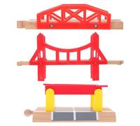 Abaodam Set Accessori per del in Legno per Bambini 3 Giocattoli Pratici per l'Allenamento Compatibile Sicuro e