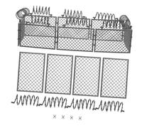 Abaodam Set Accessori Per Giocattoli Militari Per Bambini Recinto in Plastica Per Scene Guerra Giocattolo Interattivo e Educativo Per Attività Parent-child Per Giochi e Tavoli Da Sabbia