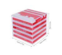 Abaodam Set Blocchi Base Dieci in Plastica per Matematica - Cubi di Conteggio Manipolativi per Scuola Materna - Strumento Didattico per Apprendimento Volume e Valore Posizionale