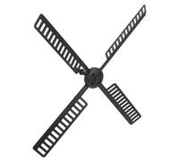 Abaodam Set da 1 Forniture per Mulini a Vento in Plastica Pale di Mulino a Vento da Giardino Resistenti e Colorate Solare da Cortile Effetto Rotante per Decorazioni Esterne