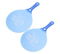 Abaodam Set da 1 Paio di Racchette da Spiaggia in Plastica Rigida Racchette da Badminton Multifunzionali per Adulti e Attrezzatura Sportiva per Giochi Indoor e Outdoor Pallina per