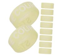 Abaodam Set da 10 Anelli Luminosi per Bacchette in Silicone Antiscivolo, Accessori per Batteria Punta Luminosa Visibile al Buio, per Esercizi e Performance Musicali