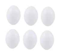 Abaodam Set da 10 Uova Finte per Piccione Viaggiatore, Materiale Sicuro e Superficie Liscia, Decorazione Creativa per Casa e Negozio, Realistico per Gioco e Collezione