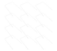 Abaodam Set da 12 Cerchi da Croquet in Metallo Resistenti alle Intemperie, Wicket da Giardino per Gioco All'aperto in Famiglia, Facile Installazione Senza Utensili, Dimensioni Adatte