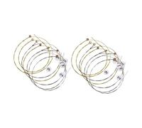 Abaodam Set da 19 Corde per Lira in Acciaio Pratiche e Facili da Usare Design User-friendly, Accessorio Affidabile la Sostituzione delle Corde della Lira