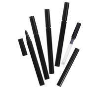 Abaodam Set da 3 Pezzi di Tubi Eyeliner Vuoti Neri da 1ml in Plastica Leggera e Portatile Pennello per Saloni Cosmetici e Mercati