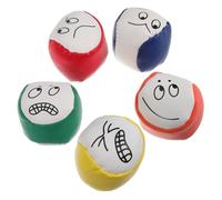 Abaodam Set Da 5 Pezzi Sacchi Di Sabbia Per Kit Per Principianti Con Palline Da Giocoliere Giocoleria Per Giochi Di Cattura Della Palla Per Palla Da Giocoliere Pvc