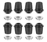 Abaodam Set da 8 Manicotti per Grancassa in Gomma Durevoli, Piedini per Batteria Professionale, Accessori per Sostituzione Maniche Tamburi Grandi, Forniture per Batteria Acustica