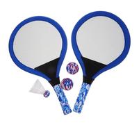 Abaodam Set da Badminton per Racchette Leggere e Plastica, Impugnatura Antiscivolo, Kit Gioco Sportivo all’Aperto per età 3+ Anni, Allenamento Coordinazione Occhio-Mano e capacità