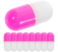 Abaodam Set da Gioco Medico per 3-5 Anni Kit Medico di Simulazione 20 Pezzi Capsule Grandi Set di Attrezzi per Giochi di Ruolo Educativi Rosa