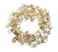 Abaodam Set Di 100 Mini Ganci Triangolari Per Pittura Ganci Decorativi Per Appendere Cornici A D Ferramenta Per Decorazioni Per La Casa Installazione Rapida