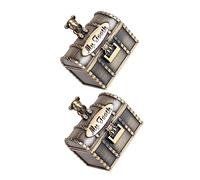 Abaodam Set Di 2 Scatole Porta-denti Per Bambini E Bambine Porta-denti Da Latte Leggere E Portatili Realizzate in Lega Per Conservare I Ricordi Del A Casa