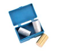 Abaodam Set di 3 Cilindri Metallici in Rame, Alluminio e Ferro da 3x1,8 Cm per Esperimenti di Densità e Massa, Custodia Resistente, Materiali Puri per Laboratorio Scolastico e Didattica