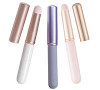 Abaodam Set di 3 Pennelli per Labbra Custodia, in Fibra e Alluminio, Portatile e Professionale per Trucco Labbra Donna