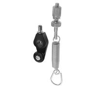 Abaodam Set di 4 Molle per Pedale della Grancassa con Tensionatore a Camma, Ferro e Plastica, Ricambio per Batteria Acustica, Facile Installazione
