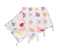 Abaodam Set Di Asciugamani Morbidi Per Neonati A 6 Strati 5 Pezzi 30x30 Cm in Cotone A Bolle Comodi Per La Pelle Dei Bambini Robusti E Facili Da Pulire