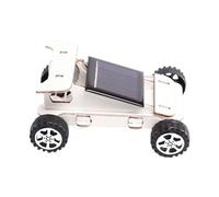 Abaodam Set di Giocattoli Educativi Fai da Te per Auto Solare in Legno Ecocompatibile, Kit di Assemblaggio Sperimentale per Stimolare L’apprendimento Scientifico e Pensiero Creativo