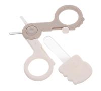Abaodam Set per Unghie Ragazzo Ragazza Forbicine in Acciaio Inox e Limetta, Cura Delicata e Taglio di Precisione per Ragazzo Ragazza, per Uso Domestico