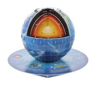 Abaodam Set Puzzle 3d Globo Terrestre da Colorare per 8-10 Anni, Kit Montaggio senza Colla, Gioco Educativo per Sviluppo Immaginazione Spaziale e Apprendimento Geografico