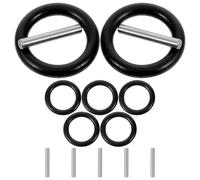 Abaodam Set Resistente da 6 Anelli di Ritenuta in Gomma e Inossidabile e Compatibile con Ampia Gamma di Attrezzi Meccanici per Chiave Elettrica